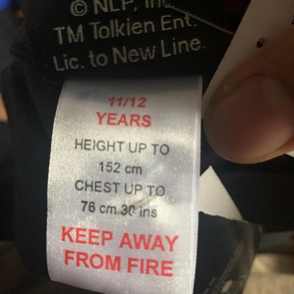 The Lord of the Rings "The Two Towers" Official 2002 BOYS Size T-Shirt - Picture 3 of 3